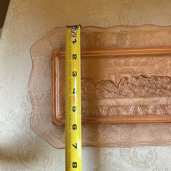 Indiana Glass vintage Tiara Last Supper bread plate, dish 1950s - Picture 7 of 11